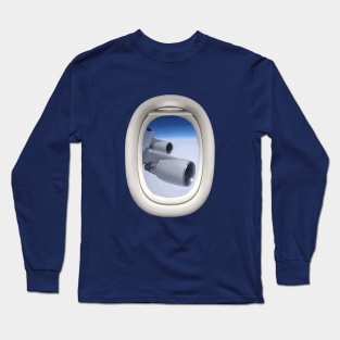 Plane Window Long Sleeve T-Shirt